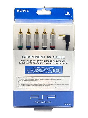 CABO COMPONENTE OFICIAL DA SONY PARA PLAYSTATION (PSP) - USADO