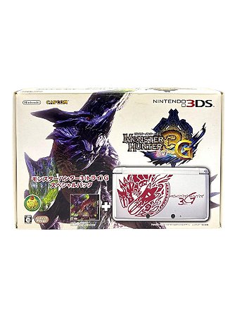 NINTENDO 3DS MONSTER HUNTER 3G SPECIAL PACK - JAPONÊS - USADO