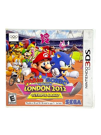MARIO & SONIC AT THE LONDON 2012 OLYMPIC GAMES - USADO - NINTENDO 3DS