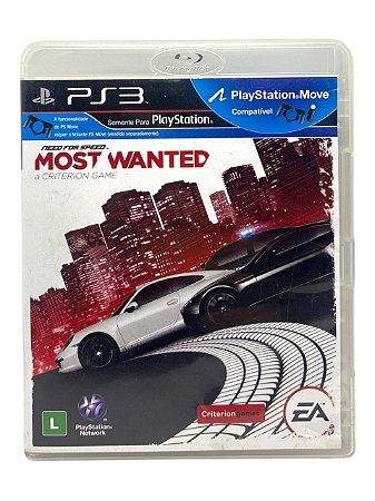 NEED FOR SPEED: MOST WANTED - C/MANUAL - USADO - PS3