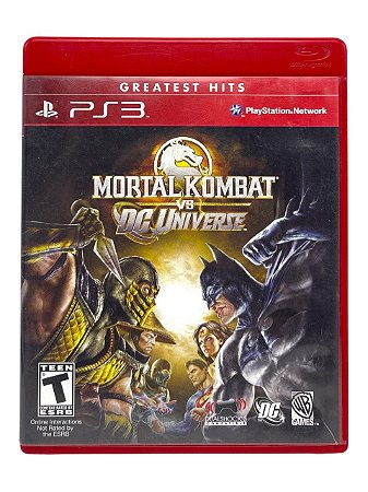 GREATEST HITS - MORTAL KOMBAT VS DC UNIVERSE - USADO - PS3