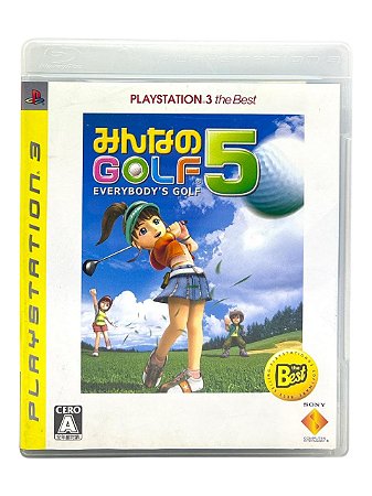THE BEST: EVERYBODY´S GOLF 5 - JP - USADO - PS3