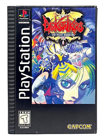 DARKSTALKERS: THE NIGHT WARRIORS - LONGBOX - USADO - PS1