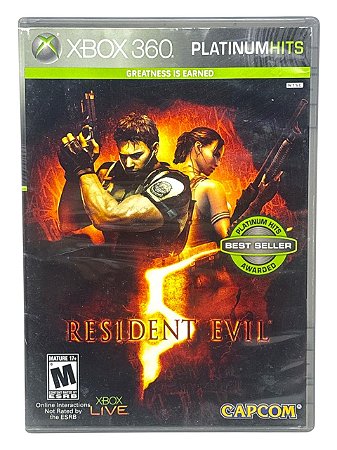 PLATINUM HITS: RESIDENT EVIL 5 - USADO - XBOX 360
