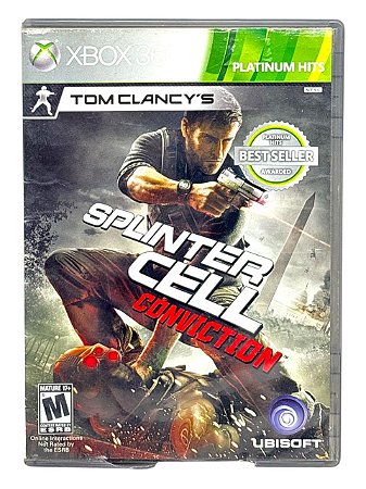 TOM CLANCY´S - SPLINTER CELL CONVICTION - C/ DETALHES/ S/MANUAL - USADO - XBOX 360