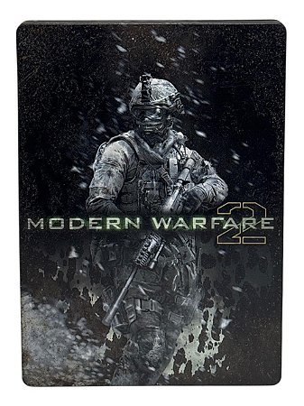 STEELBOOK CALL OF DUTY MODERN WARFARE 2 - S/ DISCO - USADO - XBOX 360