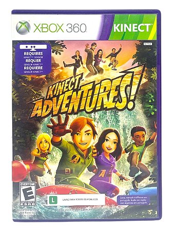 KINECT ADVENTURES! - PT/ BR - USADO - XBOX 360