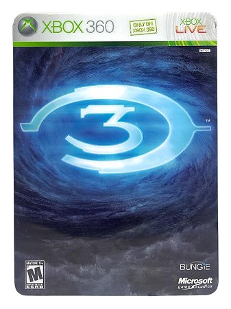 STEELBOOK HALO 3 - C/DETALHES - USADO - XBOX 360