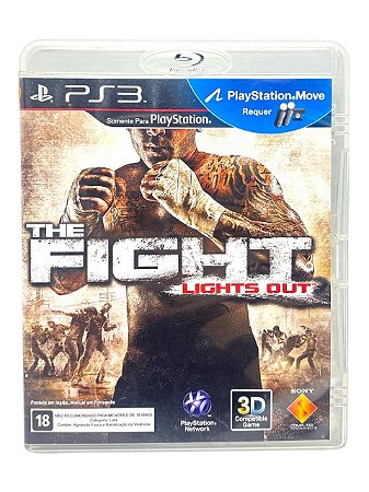 THE FIGHT LIGHTS OUT - CAPA E MANUAL EM PT/BR - USADO - PS3