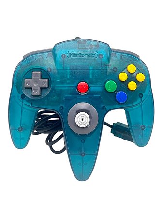 CONTROLE NINTENDO 64 ICE BLUE (ANIS) - USADO
