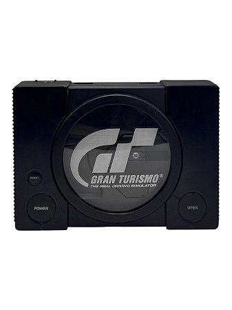 CONSOLE PLAYSTATION 1 FAT (CARCAÇA CUSTOMIZADA GRAN TURISMO) - USADO