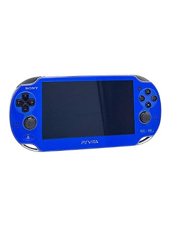 CONSOLE PS VITA EDIÇÃO: SAPPHIRE BLUE + CASE - USADO