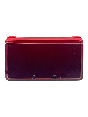 CONSOLE NINTENDO 3DS FLAME RED - CARREGADOR PARALELO - USADO