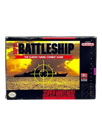 SUPER BATTLESHIP - USADO - SUPER NINTENDO
