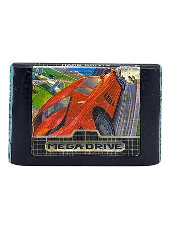 HARD DRIVIN' - C/ DETALHES - USADO - MEGA DRIVE