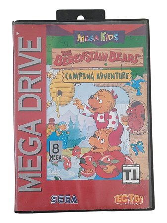 THE BERENSTAIN BEARS CAMPING ADVENTURE - USADO - MEGA DRIVE