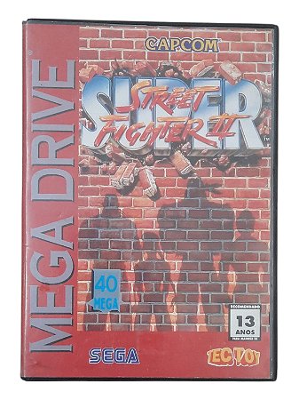 SUPER STREET FIGHTER II - C/ DETALHES - USADO - MEGA DRIVE