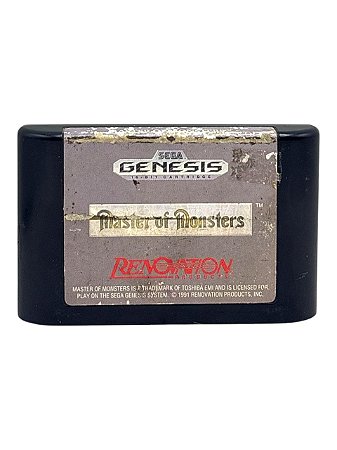 MASTER OF MONSTERS - USADO - SEGA GENESIS