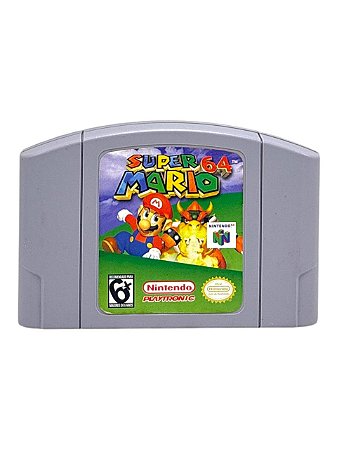 SUPER MARIO 64 (PLAYTRONIC) - USADO - NINTENDO 64