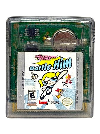 THE POWERPUFF GIRLS: BATTLE HIM - USADO - GAME BOY