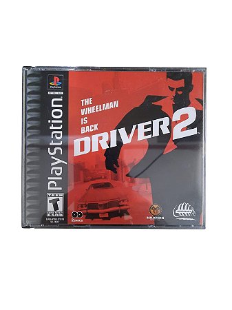 DRIVER 2 - SEM MANUAL - USADO - PS1