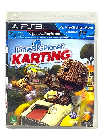 LITTLEBIGPLANET KARTING - C/ DETALHES - USADO - PS3