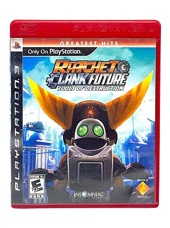 GREATEST HITS: RATCHET & CLANK FUTURE: TOOLS OF DESTRUCTION - C/ DETALHES - USADO - PS3