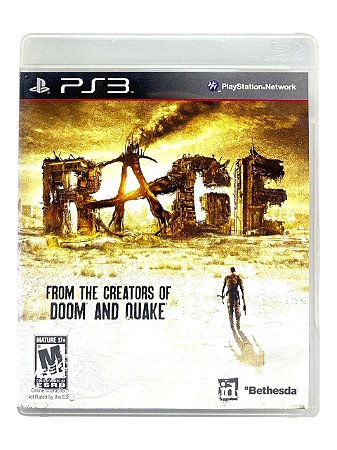 RAGE - C/ DETALHES - USADO - PS3