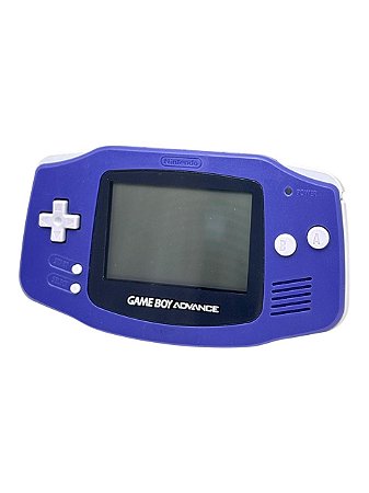 GAME BOY ADVANCE PURPLE + ACESSÓRIOS - USADO