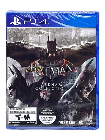 BATMAN: ARKHAM COLLECTION - NOVO - PS4
