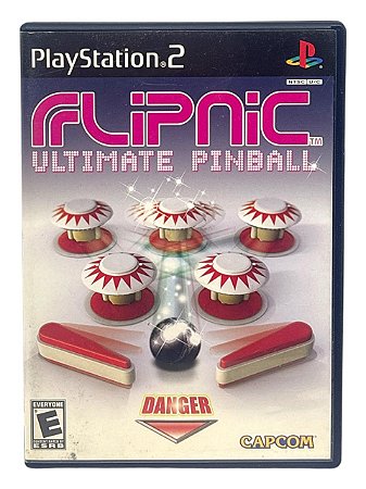 FLIPNIC: ULTIMATE PINBALL - MANUAL C/ DETALHES - USADO - PS2