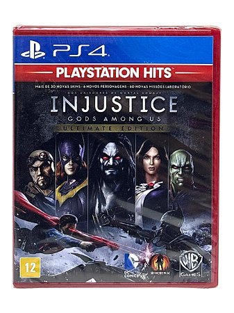 PLAYSTATION HITS: INJUSTICE GOD AMONG US: ULTIMATE EDITION - NOVO - PS4