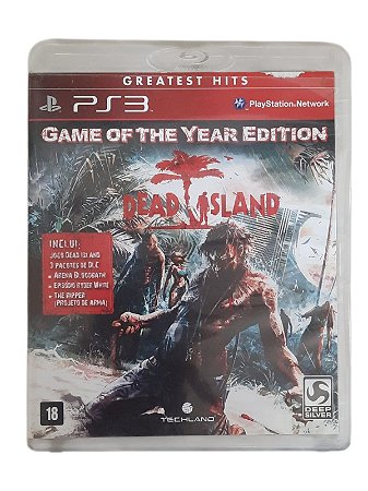 GREATEST HITS - DEAD ISLAND - ESTOJO TRANSPARENTE - USADO - PS3