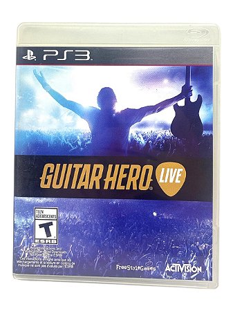 GUITAR HERO LIVE - C/ DETALHES - GUITARRA NECESSÁRIA - USADO - PS3
