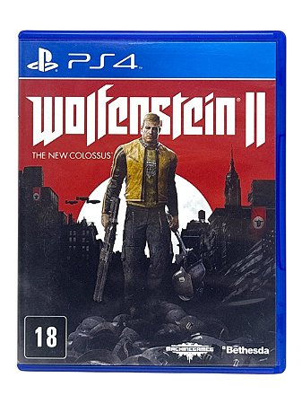 WOLFENSTEIN II - C/ MANUAL - USADO - PS4