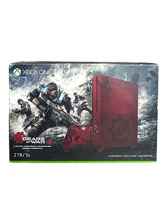 CONSOLE XBOX ONE EDIÇÃO ESPECIAL: GEARS OF WAR 4 - USADO