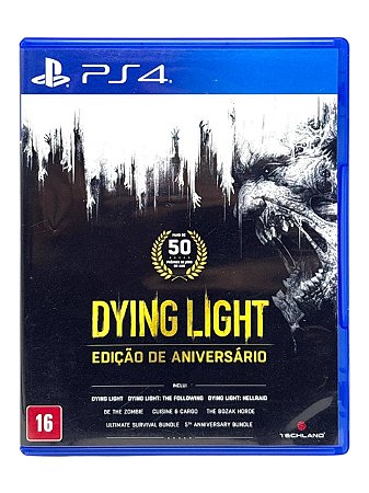 DYING LIGHT - EDIÇÃO DE ANIVERSÁRIO - USADO - PS4