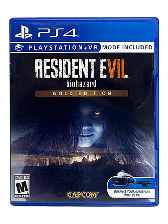 RESIDENT EVIL BIOHAZARD: GOLD EDITION - C/ DETALHES - USADO - PS4