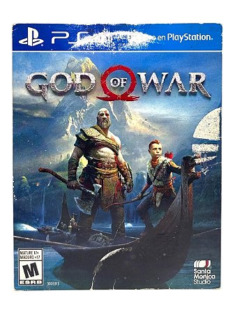 GOD OF WAR - CAPA PAPEL - USADO - PS4