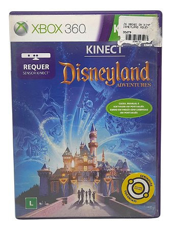KINECT - DISNEYLAND ADVENTURES - C/ DETALHES - USADO - XBOX 360