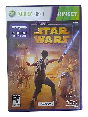 KINECT STAR WARS - C/ DETALHE - USADO - XBOX 360