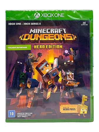MINECRAFT DUNGEONS HERO EDITION - NOVO - XBOX ONE/ SERIES X