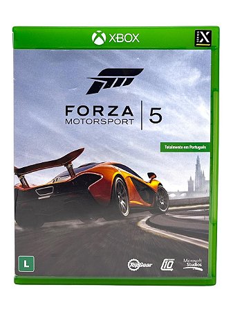 FORZA MOTORSPORT 5 - TOTALMENTE EM PORTUGUÊS - USADO - XBOX ONE