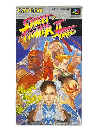 STREET FIGHTER II TURBO - JP - USADO - SUPER FAMICOM