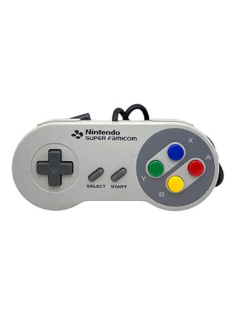 CONTROLE SUPER FAMICOM - C/ DETALHES - USADO
