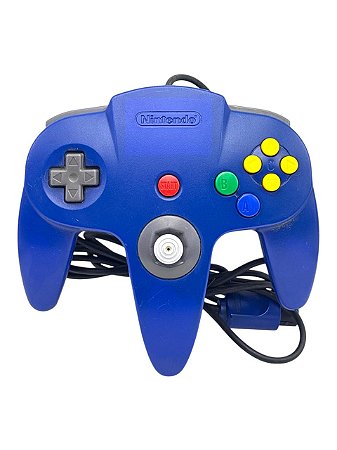 CONTROLE NINTENDO 64: AZUL - USADO