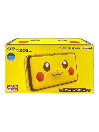 CONSOLE NEW NINTENDO 2DS XL EDIÇÃO: PIKACHU (DESBLOQUEADO/ 64GB) - USADO