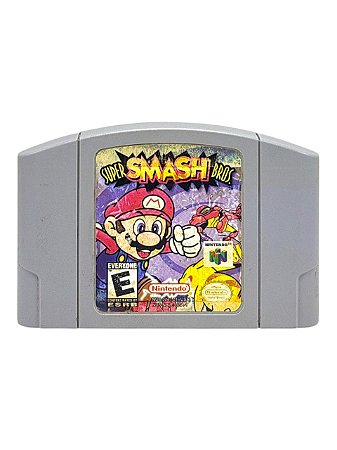 SUPER SMASH BROS - COM DETALHES - USADO - NINTENDO 64