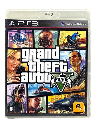 GTA V - C/ DETALHES NO MANUAL - USADO - PS3