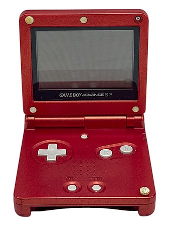 CONSOLE GAME BOY ADVANCE SP VERMELHO (FLAME RED) - USADO
